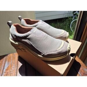 Merrell Mens Size 9 Jungle Moc Breeze SE Aluminum Suede Fabric Slip On Shoes